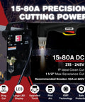 Apex 80 Amp Beast Blowback CNC Plasma Cutter With THC ARC OK, Drag Cut Ready, 1 Inch Clean Cut And 1.5 Inch Sever, 220V LED Display