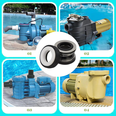pool pump shaft seal kit compatible with multiple pump models