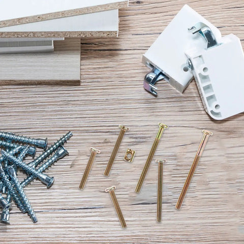 Bulletproof Furniture Connector Bolts And Nuts Kit With Hex Socket Heads Copper Alloy Fasteners for headboards
