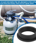 L Shape O Ring Gasket Replacement For Above Ground Pool Pump 11228 Fits A Wide Range Of Pool Pump Motors And Sand Filter Pumps To Prevent Leaks And Restore A Tight Durable Seal, black rubber gasket