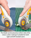 Self Healing Cutting Mat And Rotary Cutter Set For Fabric 9x12 Inches, Ideal For Quilting And Sewing Projects, Includes 45mm Cutter Wheel