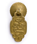 Brass Buddha Scepter Cabinet Pulls 2.4 Inch Set Of 2 For Furniture And Cabinetry Architectural Interior Design Hardware Solid Brass Drawer Pulls With Washer Set Ru Yi Style Accent For Custom Homes