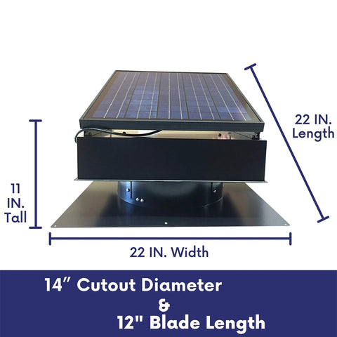 Drop The Expensive Power Bill And Keep Your Space Totally Chill With This Solar Roof Mount Attic Fan That Vents Summer Heat Fast Runs Completely Wire Free For Simple Year Round Comfort
