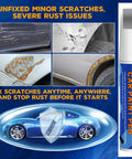Car Paint Touch Up Pen For Deep Scratches And Rust Prevention, Easy To Use Auto Scratch Repair Tool For Quick DIY Fixes, image showing scratch and rust issues on car