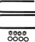 Rear Leaf Spring Axle U-Bolt Kit for Ford and Lincoln Vehicles, heavy-duty U-bolts and hardware set displayed