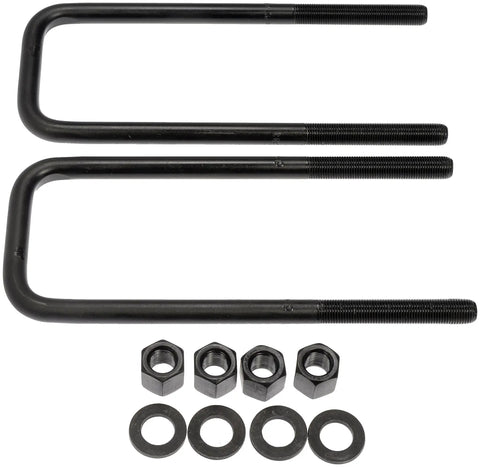 Rear Leaf Spring Axle U-Bolt Kit for Ford and Lincoln Vehicles, heavy-duty U-bolts and hardware set displayed