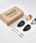 Matte Black Cup Pulls Set of 10 for Cabinets and Drawers Three and Eleven Sixteenths Inch Length with screws and box