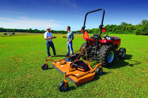 Heavy Duty Finish Mower Belt 20644 for RD60 RM550 with Batwing cutters in field