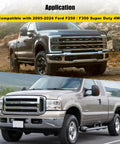 Tough As Nails 2.5 Inch Front Leveling Kit For Ford F250 F350 Super Duty 4WD 2005 Through 2024 on truck models comparison image.