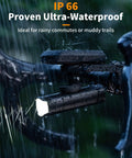 Ultra Bright Front Bike Light For Night Riding 1500 Lumens Rechargeable Bicycle Headlight With Aluminum Alloy Body IP66 Waterproof