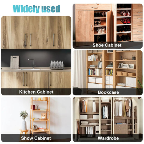Upgraded 4 Styles Shelf Pins Kit With 5mm And 1/4 Inch Nickel Shelf Support Pegs For Cabinets And Bookshelves Rust Resistant Durable Pins