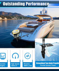 Powerful 9HP Four Stroke Outboard Motor For Inflatable Boats And Small Yachts 225CC Gasoline Engine on yacht