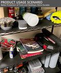 Garage shelf with Thickened Foam Toolbox Liner Mat For Tool Boxes And Workbenches, Heavy Duty Cushioned Pad, 16 by 6 inches, black.