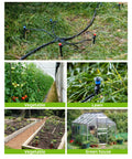 100 Ft Drip Irrigation Kit With Locking Fittings And Sprayers in garden and greenhouse