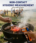 Infrared Thermometer Gun No Contact Digital Temperature Gun With Backlit Display Minus 58F To 788F For Cooking And HVAC Use Fast