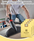 Top Shelf Disposable Vacuum Bags For Shop Vac Wet Dry Cleaners, 4-pack, heavy duty, ideal for drywall dust and garage cleaning.