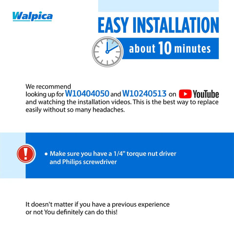 Easy installation guide for Top Load Washer Lid Lock Replacement Kit Fits Maytag Centennial Kenmore Whirlpool Cabrio