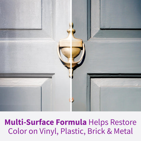 Outdoor Restorer For Vinyl, Plastic, Stone And Metal That Deeply Penetrates Faded Weathered Surfaces And Revives Patio Furniture