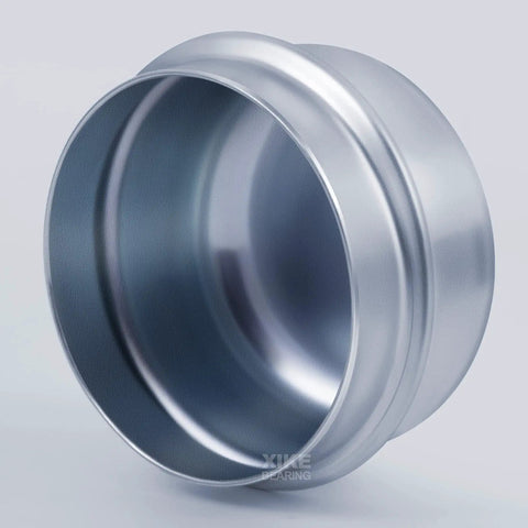 Two Pack 1.78 Inch Outer Diameter Trailer Bearings Dust Cap Grease Cap With Galvanized Corrosion Resistant Finish side view