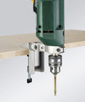 Heavy Duty Drill Stand For Drill Machines And Cordless Screwdrivers, Boss Grade Stationary Mount with 43mm Euro Neck in use