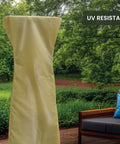 Weather Resistant Outdoor Cover For Three Foot Tabletop Pyramid Patio Heaters Durable Protective Heater Cover in garden