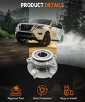 2Pcs Front Wheel Bearing Hub Assembly 513298 For Nissan Rogue 2008-2013 Rogue Select 2014-2015 Sentra 2007-2012