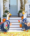 Totally Cute Porch Goose Gardener Outfit Kit For A 23 Inch Goose Statue Two Piece Goose Clothes With Hat Scarf Apron Skirt