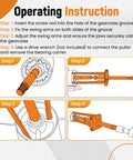 Steps to use Lower Bearing Carrier Puller With Adjustable Arms For Yamaha Johnson Evinrude Mercury Honda Mercruiser Gearcases 115 HP And Up Beefy Heavy Duty Steel Marine Gear Tool Built To Last.