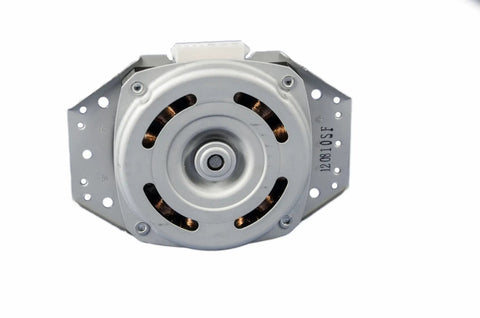 Front view of Replacement Dishwasher Circulation Pump Motor For LDF6810BB LDF6810ST Models, silver finish, durable component.