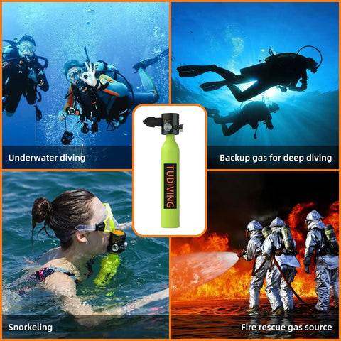 Massive 11.1L Scuba Tank With 4500psi Fill 80 Cu Ft Aluminum Diving Cylinder High Capacity Dive Bottle With Integrated Valve No DOT