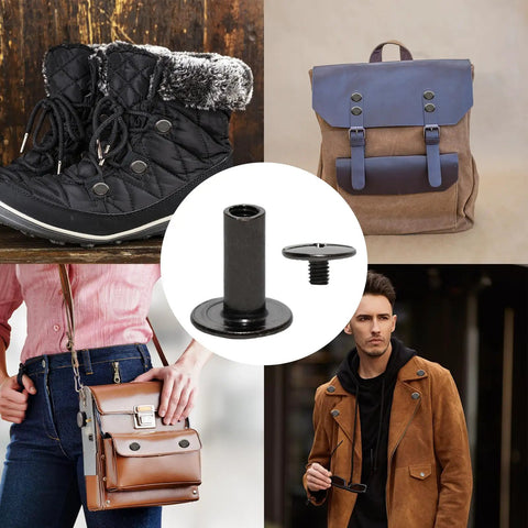Top Shelf Kickass Chicago Screws Assorted Hardware Kit Including Six Hella Versatile Sizes for leather bags and winter boots.