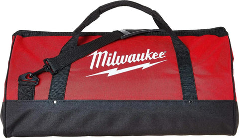 Canvas Tool Bag With Strap, Heavy Duty Jobsite Gear Organizer, 23x12x12 Inch, Reinforced Handles And Bottom For Easy Lugging