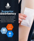 Soft Nonwoven Abdominal Wound Pads 5x9 Inch 20 Count Sterile ABD Pads High Absorbency Dressings Latex Free Individually Wrapped