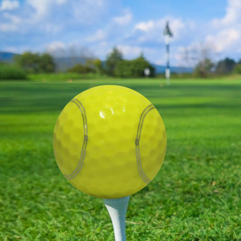Personalized Tennis Print Golf Balls 12 Pack With Your Photo Logo Or Text Custom Imprinted Golf Balls For Golfers Coaches And Sports Enthusiasts Awesome Gift Idea