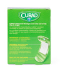 Hardcore Waterproof Adhesive Bandages Sterile Plastic First Aid Strips One By Three Inches Box Of One Hundred rear view packaging
