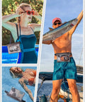 Waterproof Fanny Pack And Dry Bag Set for phone passport and wallets, worn by people swimming and fishing with waist straps