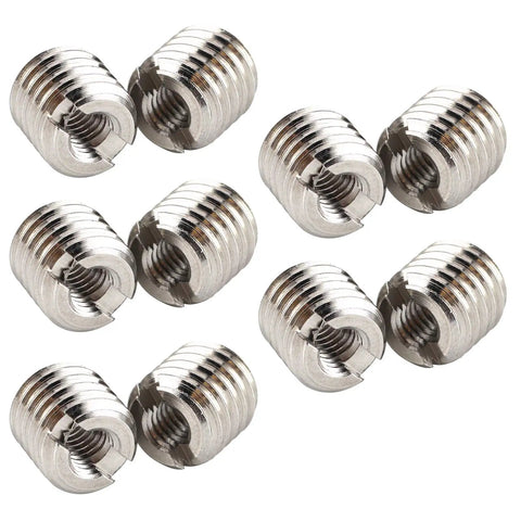 Top 10Pc Reducing Nut Thread Insert Kit Made From Durable 303 Stainless Steel Fix Stripped Holes Like A Pro In Cars And Machinery With Strong M4x0.7 Female By M8x1.25 Male Fit For Any Heavy Duty Repair Job Right Now, 10 inserts