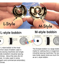 L Style Bobbin Case 52237 BC-DB1-NBL No Backlash Spring Replacement Kit for Juki Singer Consew Brother and Most Industrial Sewing Machines Pro Grade 10 Pack Durable Steel With Smooth Thread Tension, L-style bobbin case comparison