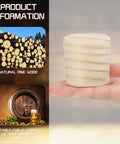 Two Inch Oak Wood Barrel Bung Stopper Set For Wine Whiskey And Beer Bottles Durable Cork Plug Stopper 2 Pack for tight seals