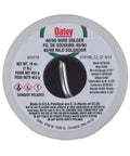 40/60 Tin Lead Wire Solder, 0.125 Inch Gauge, 1 Lb Spool for Electronics and Plumbing, product label view.