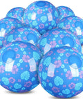 Hawaiian Leaves 12 Pack Inflatable Beach Balls 7.87 Inch For Pool And Beach Games Kids Party Favors Birthday Gifts Summer Fun Classroom Decor