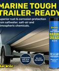 Star brite wheel bearing grease cartridge, blue 14 oz, marine-grade for boat trailer