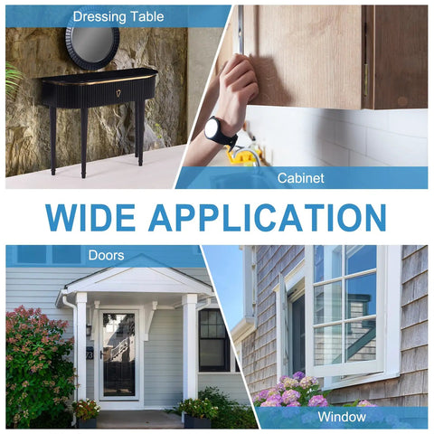 Wide application of Dope Three Fold Vintage Hinge Set For Cabinets And Chests Semi Concealed Half Surface Hinges on tables, cabinets, doors, and windows.