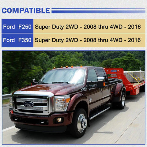 Heavy Duty Body Mount Bushing Kit For 2008 To 2016 F250 Super Duty Trucks Eliminate Clunks And Squeaks Restore Tight Ride And Handling Durable Dirt And Fluid Resistant Build Easy Install For A Smoother Quieter Ride. Compatible with Ford F250 F350 Super Duty 2008-2016