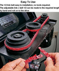 Adjustable 1/2 Inch V Belt With 5 Foot Length Type A Link Belt setup on machinery for lathes table saws drills woodworking