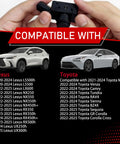 Ultrasonic Parking Sensor Kit For 2020 To 2025 Toyota And Lexus Vehicles With Water Resistant ABS Housing And Easy Install Improved Parking Assist And Reliable Distance Alerts compatible with Lexus and Toyota models