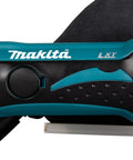 Killer 18V Cordless Biscuit Jointer handle featuring ergonomic design and controls for precise slot cuts and strong butt joints.