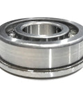 Four Pack Precision Ground Super Duty Front Wheel Caster Bearings With High Temperature Synthetic Grease For Heavy Machinery And Cart Wheels close-up of steel bearing with inner race