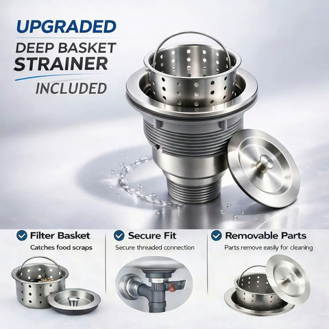 Undermount Bar Sink 13 By 13 Inch, 18 Gauge 304 Stainless Steel Single Bowl With Basket Strainer, Perfect For Wet Bar, RV, Kitchen Island And Small Spaces, Compact Prep Sink For Quick Rinse And Wash