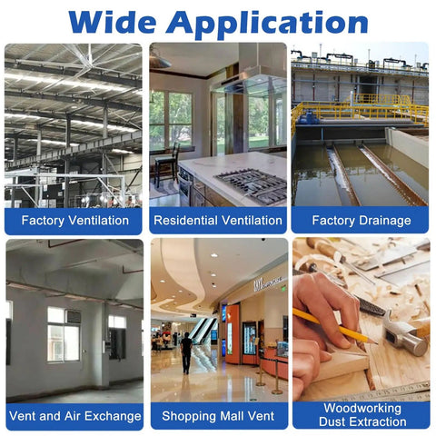Wide application of Heavy Duty Flexible Blue Duct Hose Providing Hella Smooth Airflow And Kickass Puncture Resistance for HVAC use.